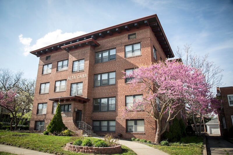 Beautiful apartment building that has been lovingly restored with the help of Jay DeVore