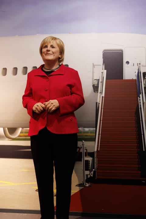 Statue en cire de Angela Merkel