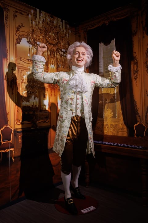 Statue en cire de Mozart
