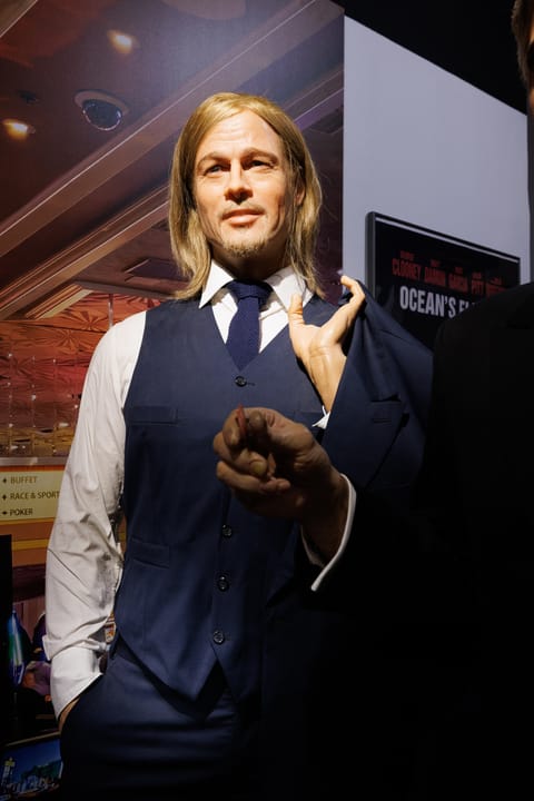 Statue en cire de Brad Pitt