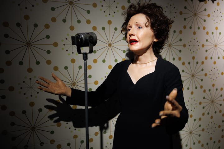 Statue en cire de Edith Piaf