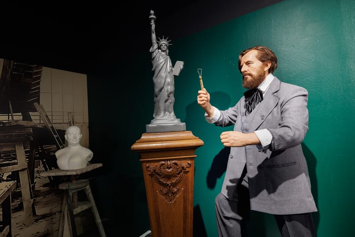 Statue en cire de Bartholdi