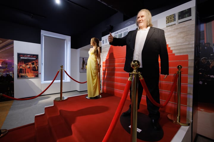 Statue en cire de Gérard Depardieu