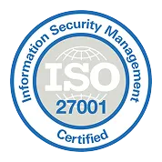 a circular logo with text and numbers