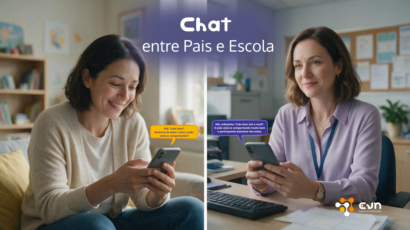 Chat entre Pais e Escola: Como Acabar com o Caos do WhatsApp de Uma Vez