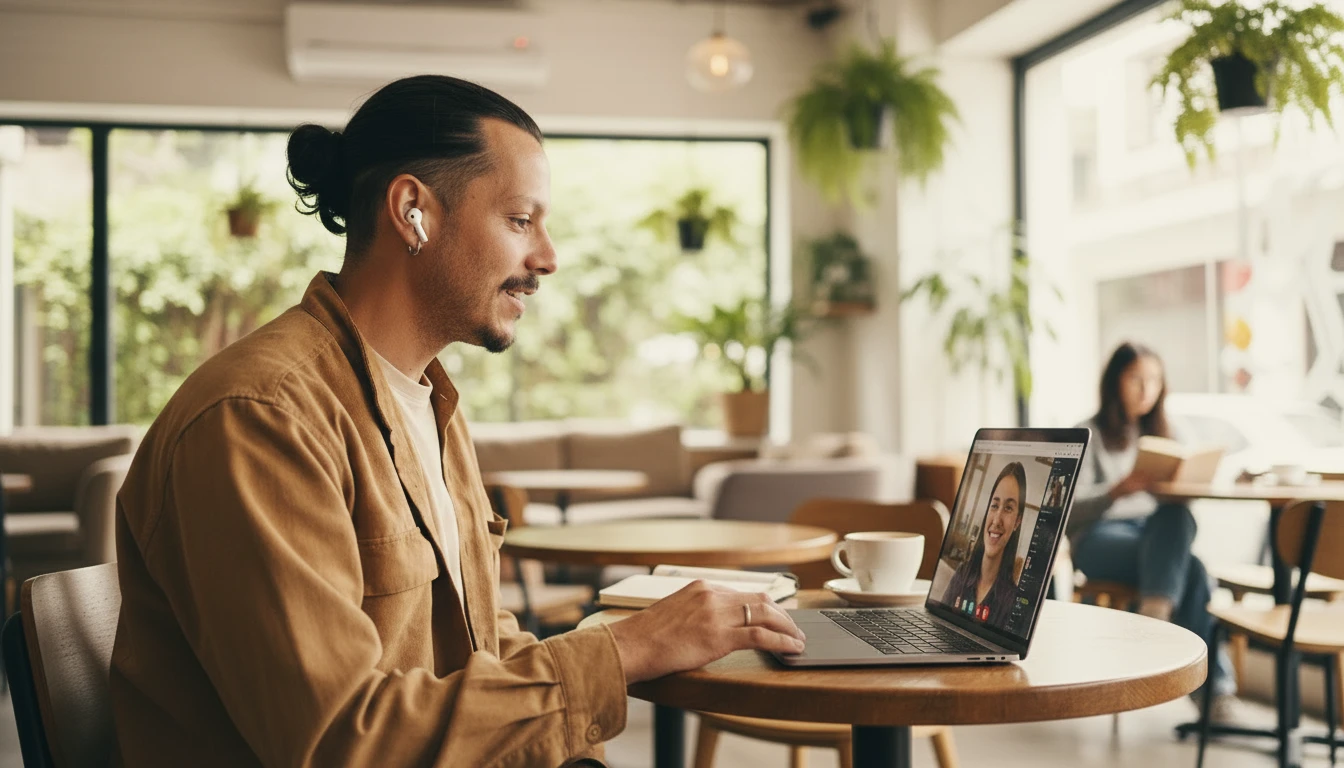 image of an office collaboration scene (for a mobility and transportation)