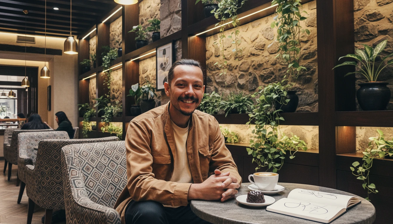 image of a digital brainstorming session (for an ai marketing tech company)