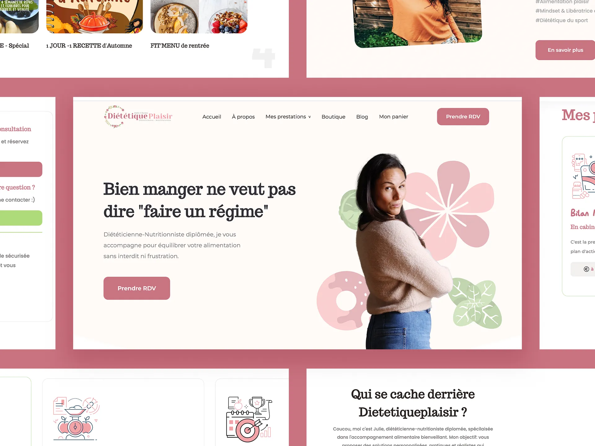 image of branding materials (for a graphic design studio)