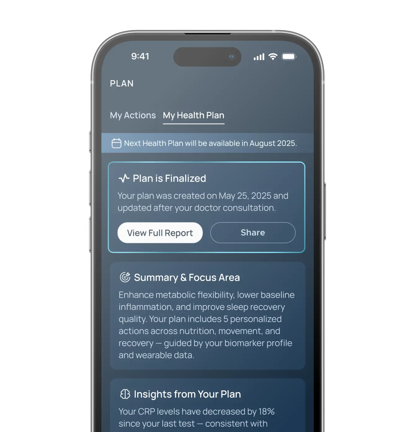 CHIRAYOU Healthspan program