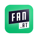 Logo des österreichischen Sportsenders FAN.at, der verschiedene Sportarten live mit Stage-KI-Kameras überträgt.