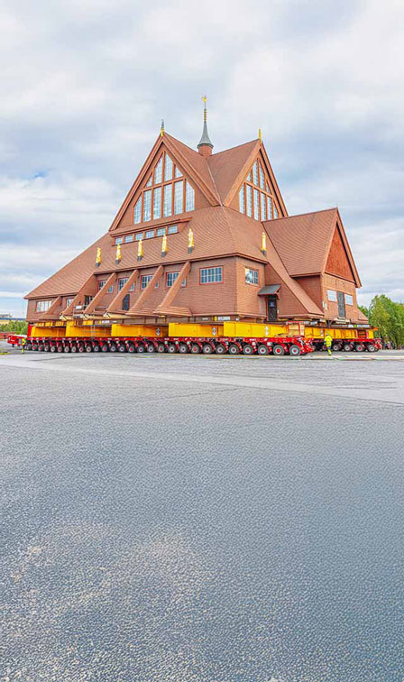 MSPEs from the company Cometto loaded with a church.