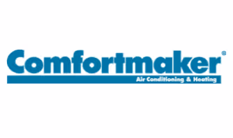 Comfortmaker logo with text 'Air Conditioning & Heating' underneath.