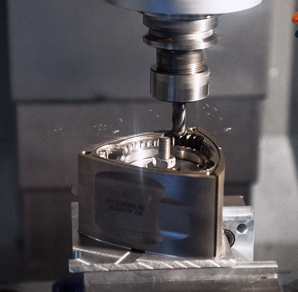 Rotary engine being manufactureed