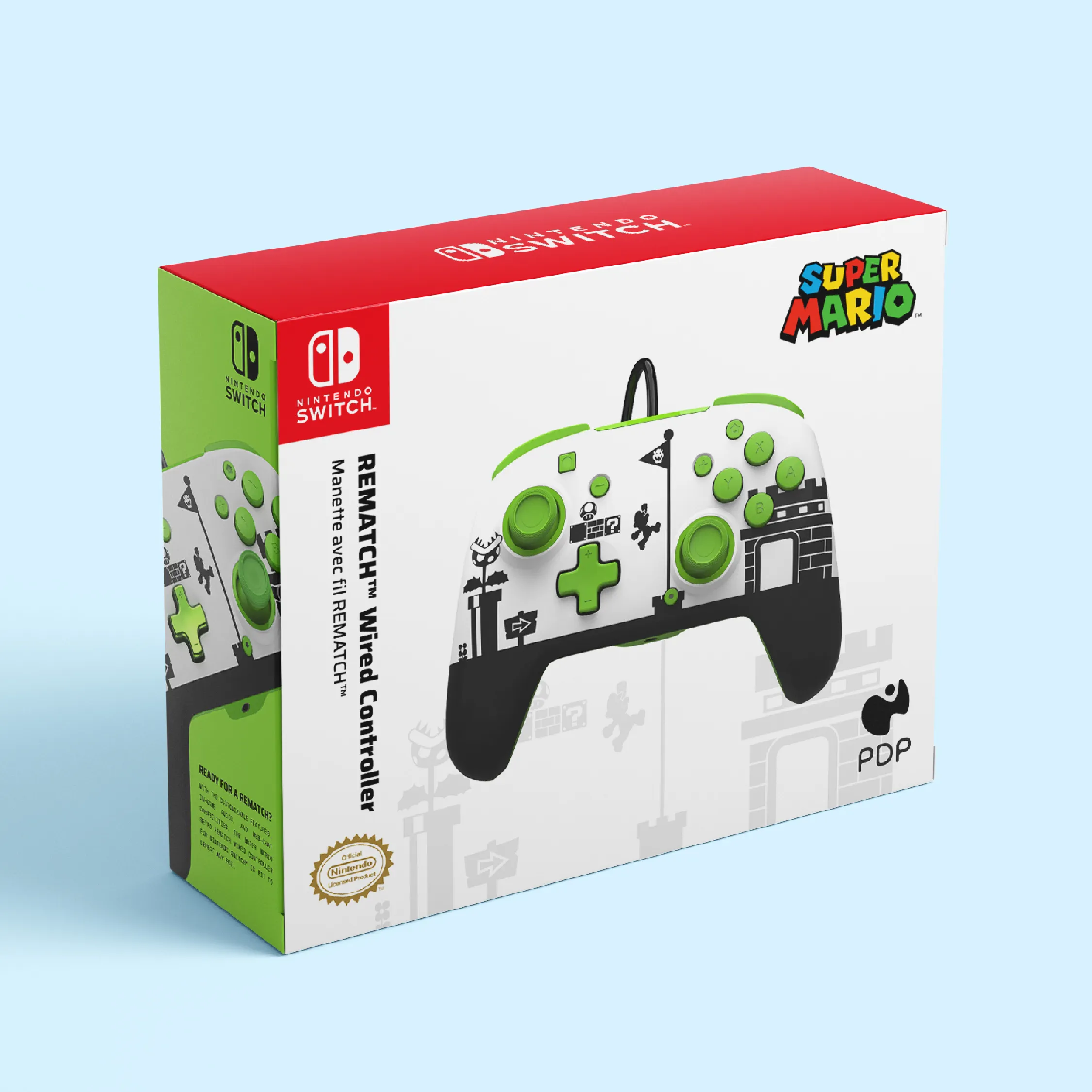 PDP Super Mario Game Controller Packaging