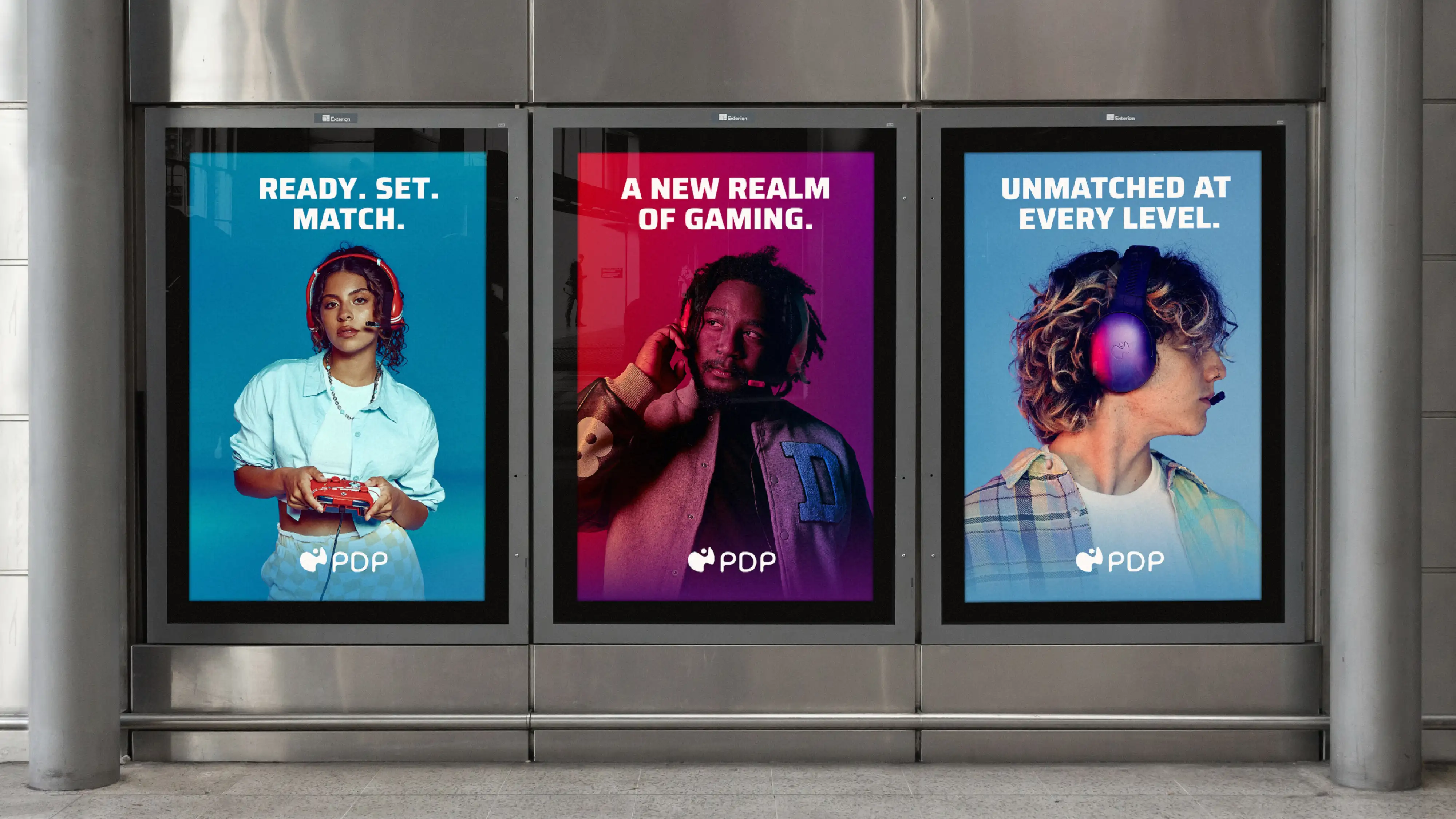 PDP Gaming subway signage