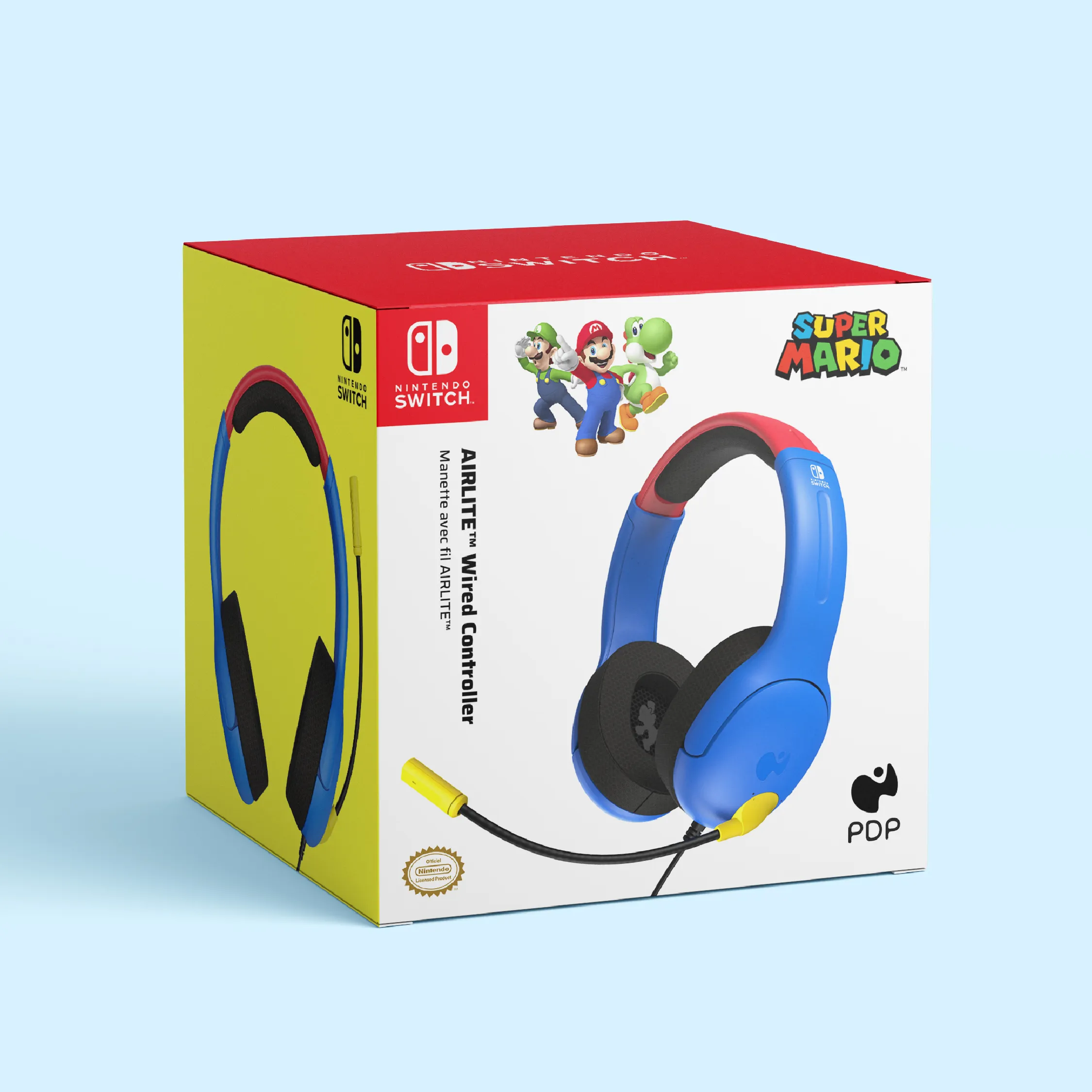 PDP Super Mario Headset Packaging