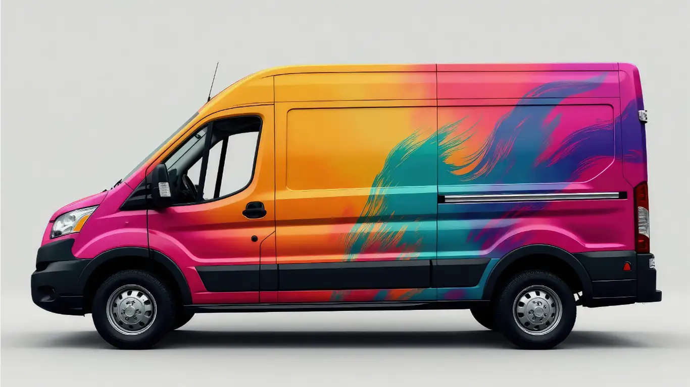 Bil med lastbildekor & dekaler, Jola Screen Halmstad.