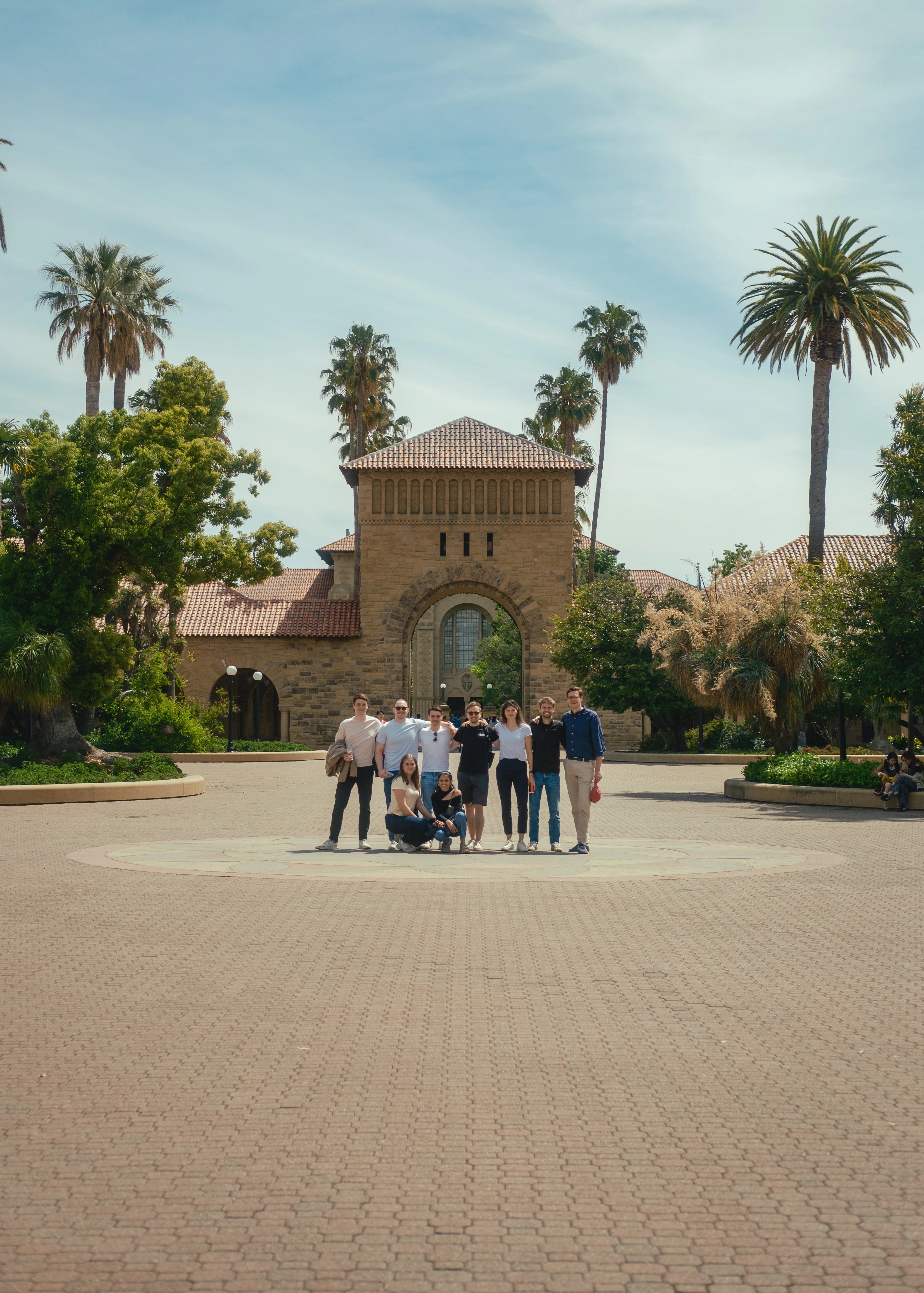 Team outing at Stanford campus