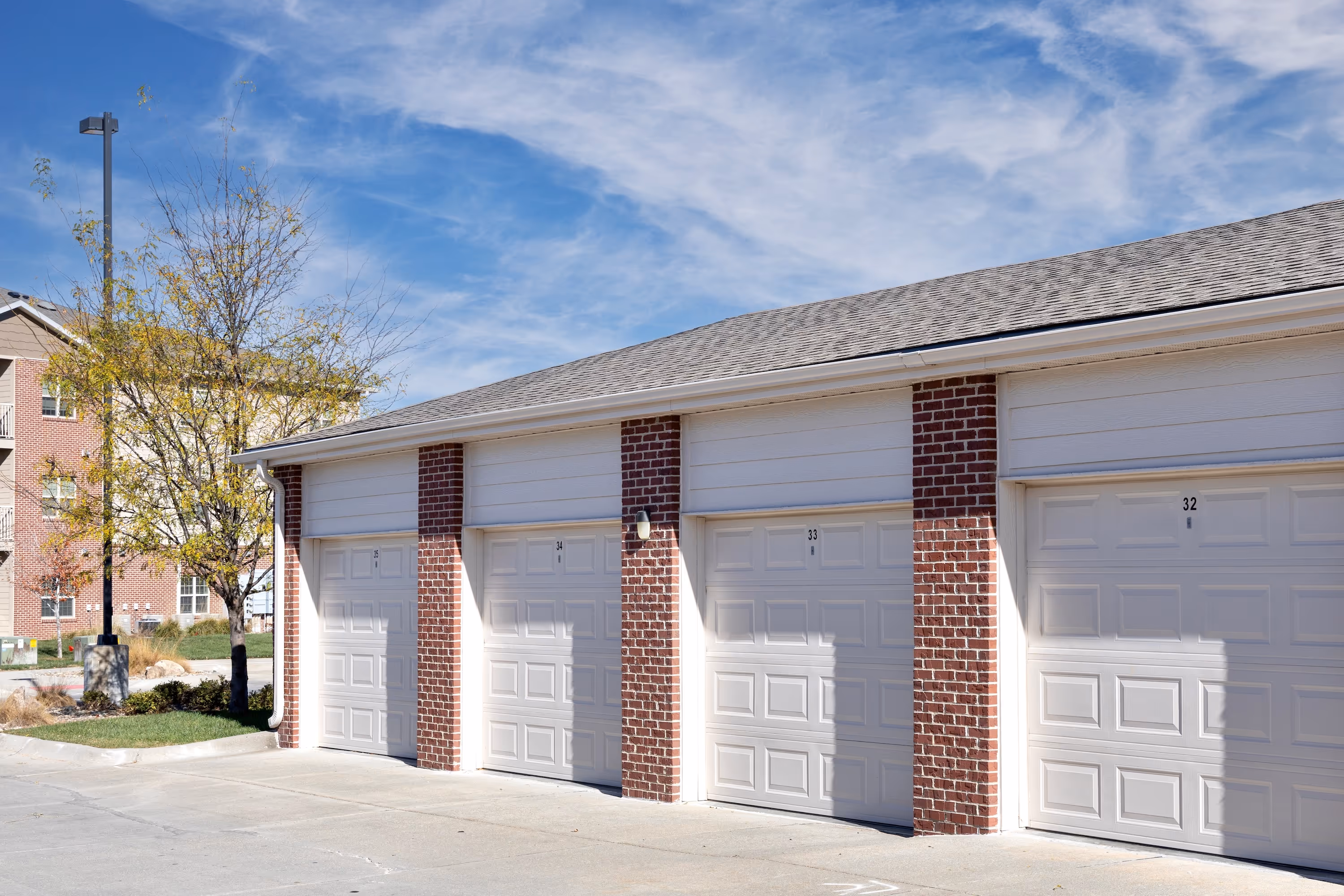 Exterior garages