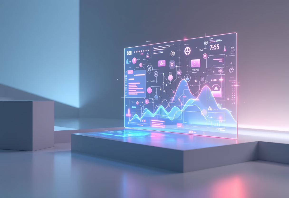 image of complex algorithms on a screen