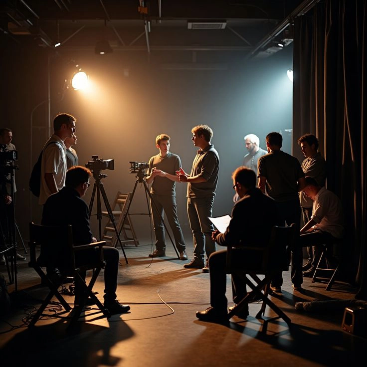 Commercial video production filming setup — Naqsh Media Dubai