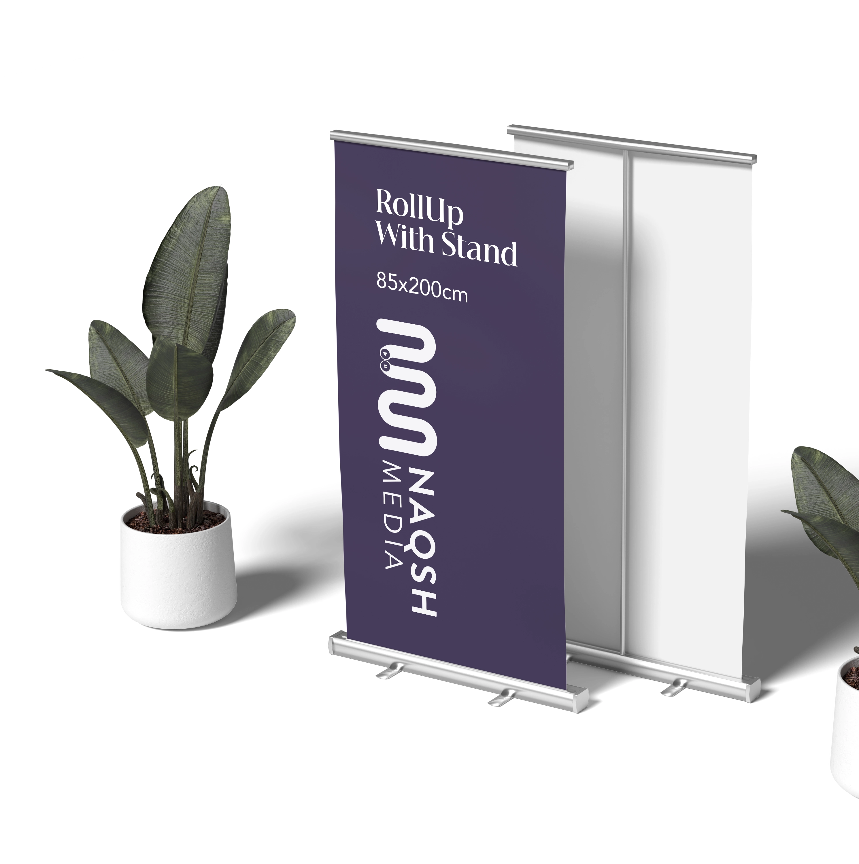 Roll Up Banner With Stand — Naqsh Media Dubai