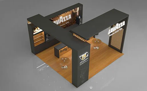 Trade show booth Dubai — exhibition stand contractor Naqsh Media UAE food and beverage sector