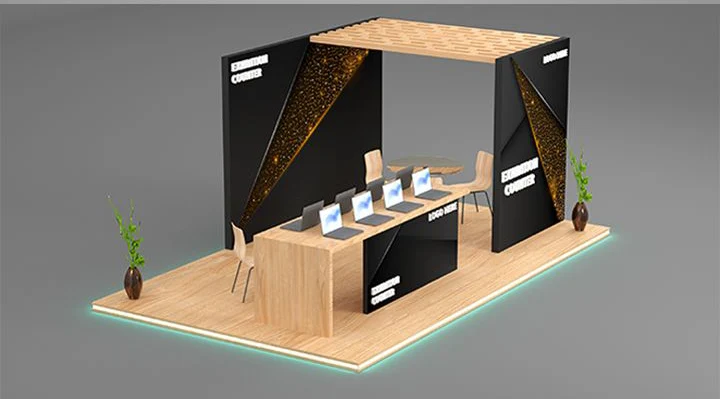 Exhibition booth builder Dubai — Naqsh Media custom exhibition stand design and fabrication UAE