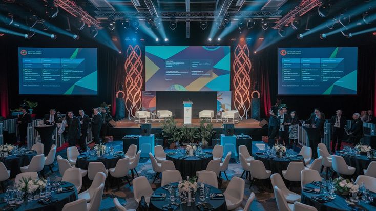 Corporate event staged and produced in Dubai by Naqsh Media