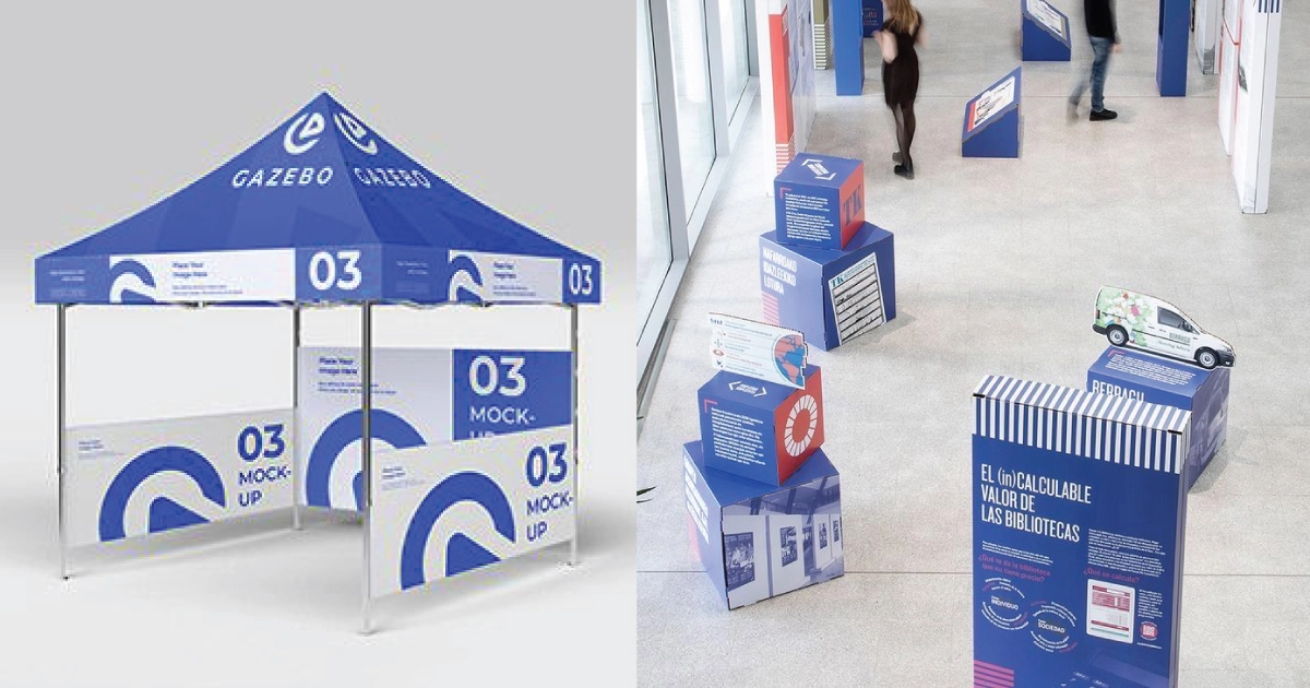 Event printing services and branded graphics produced in Dubai