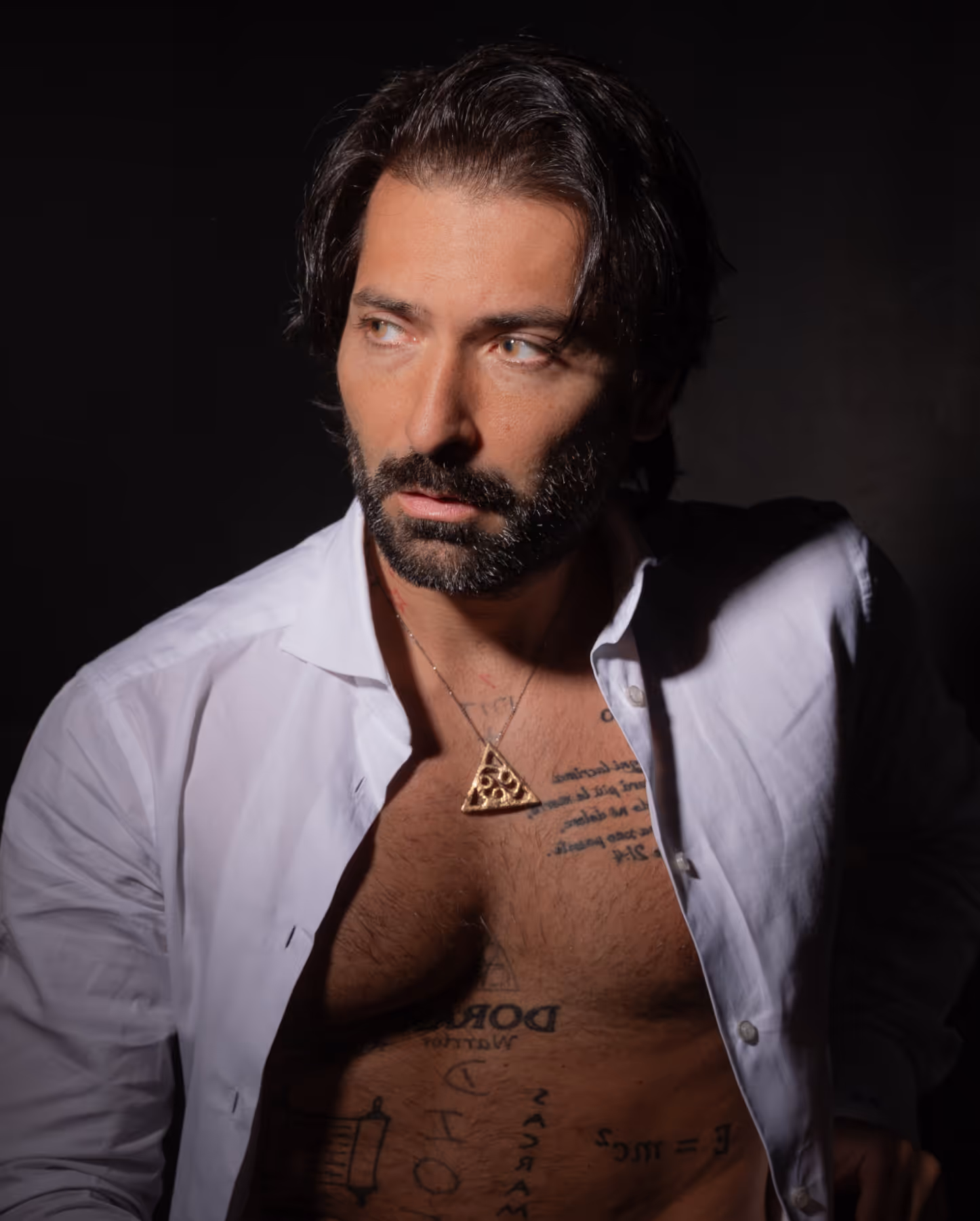 donato lecce come doran eccel, alterego e guerriero mistico