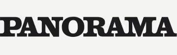 Logo with the word 'PANORAMA' in bold black characters on a light background.