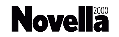 Novella 2000 logo, black text with transparent background.