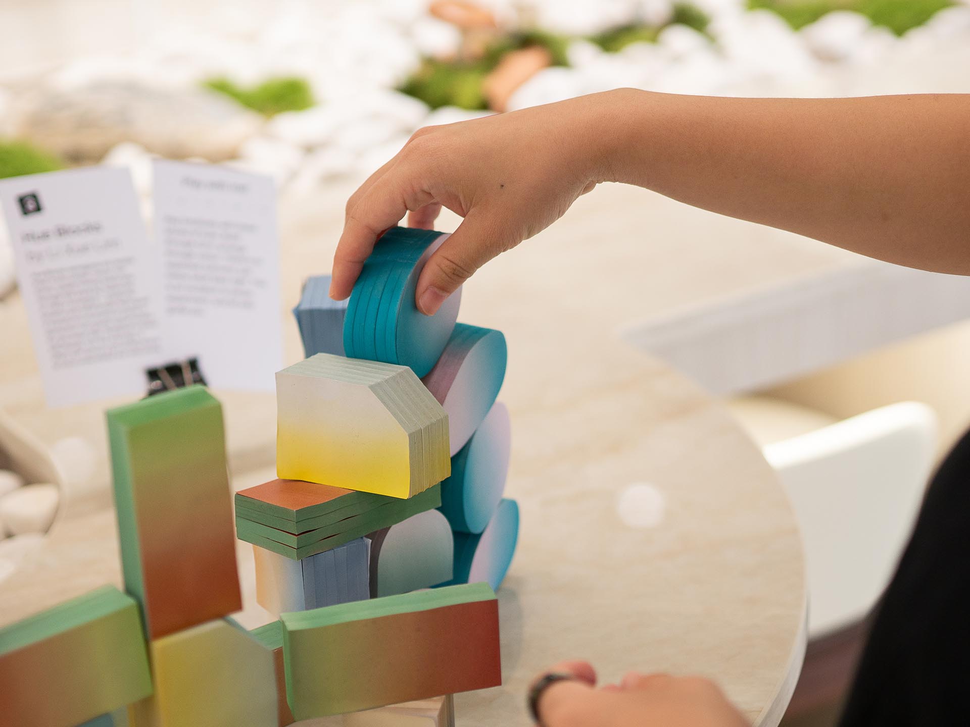 mood-driven snapshot of a group workshop