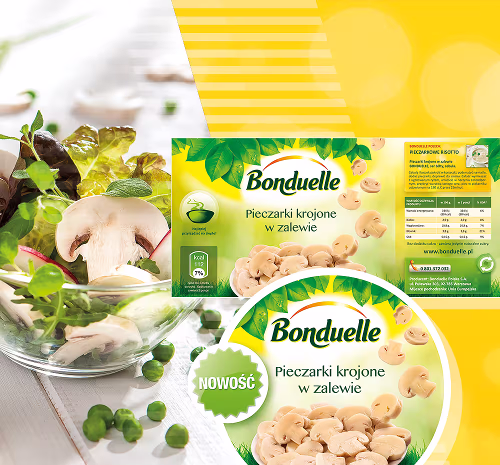 Bonduelle Packaging Design