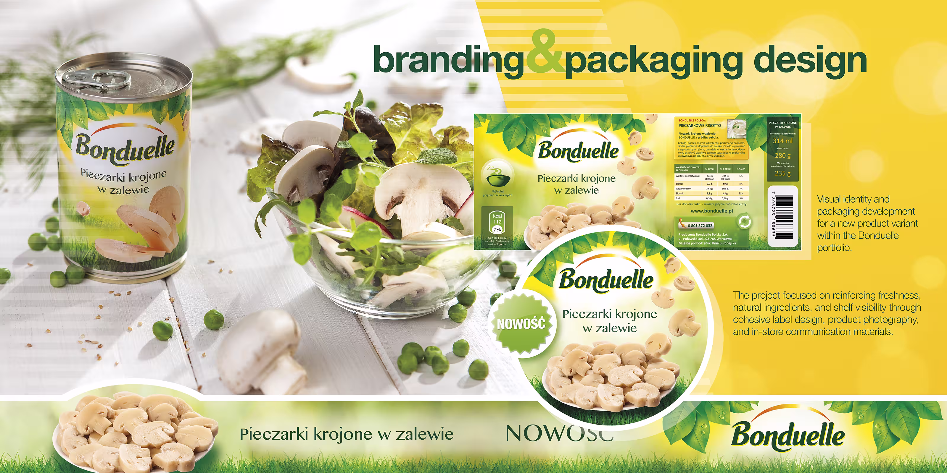 Bonduelle Packaging Design