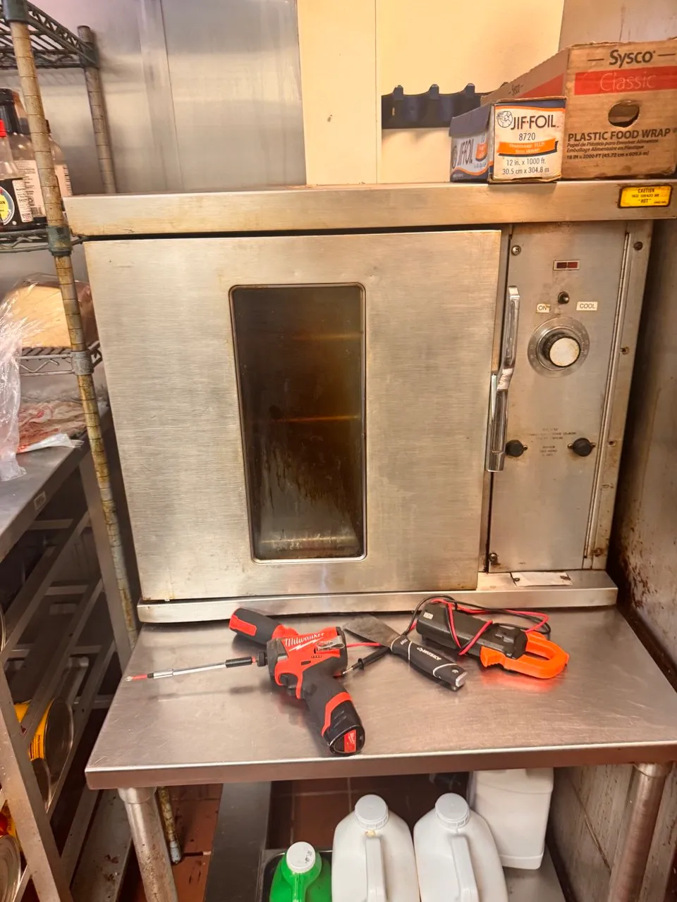 commercial oven repair process