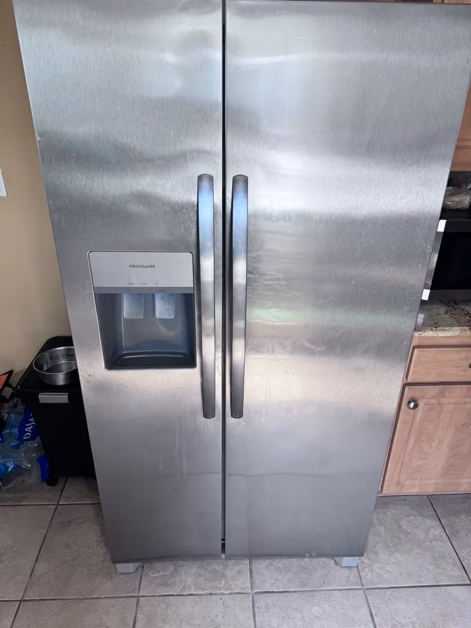 Frigidaire side-by-side stainless steel refrigerator