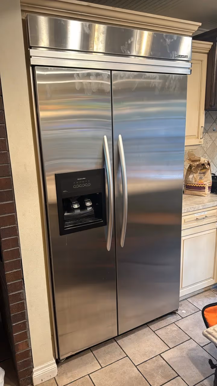 KitchenAid stainless steel French door refrigerator
