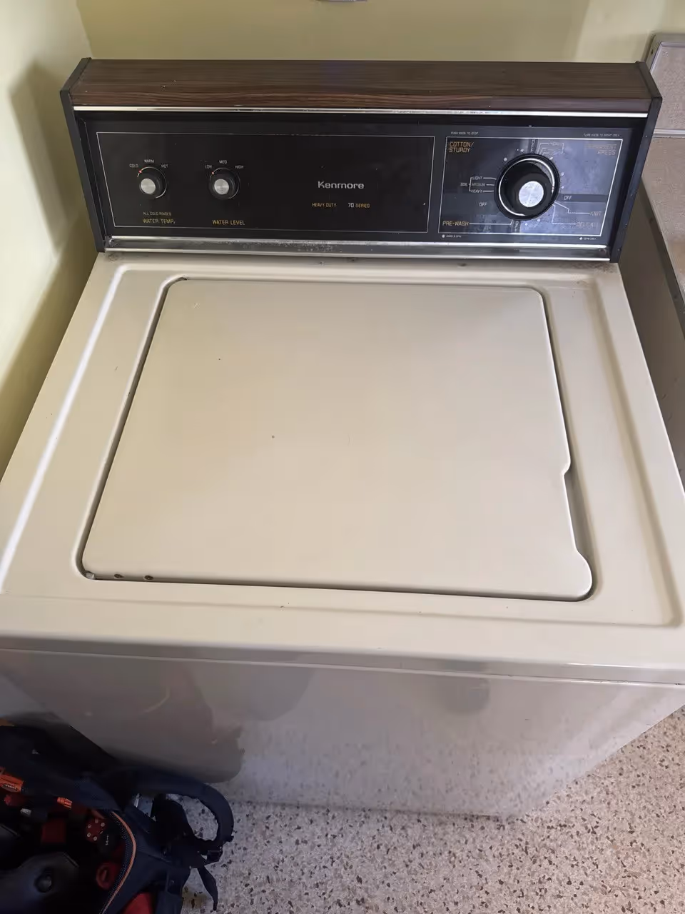 Vintage Kenmore top-load washing machine