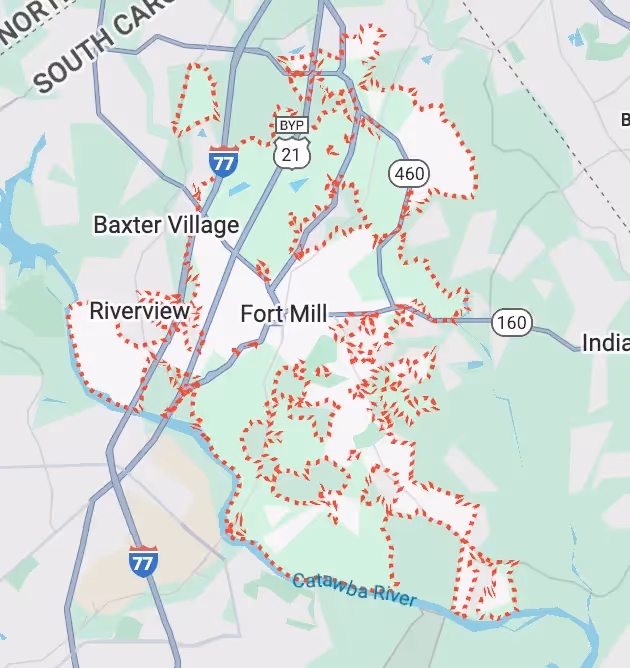 Fort Mill, SC map