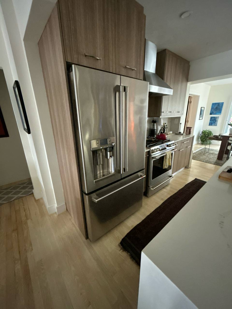 resindial stainless steel refrigerator