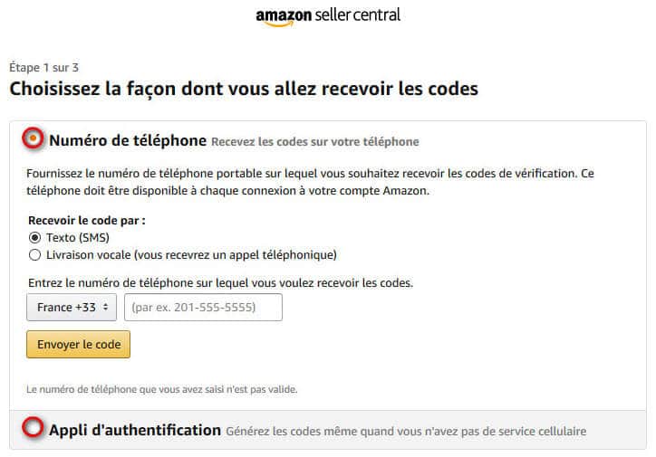 Ouvrir un compte vendeur sur amazon en 2020 etape 7