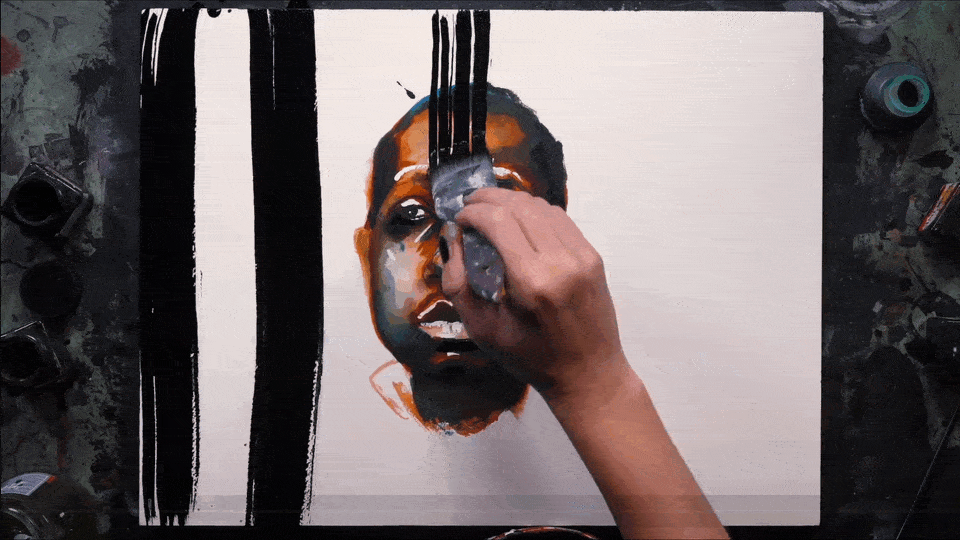 Painting for The Truth About the Cash Bail Industry