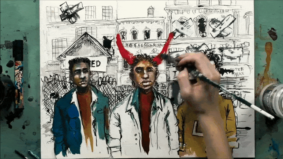 Painting for The War on Drugs is an Epic Fail.