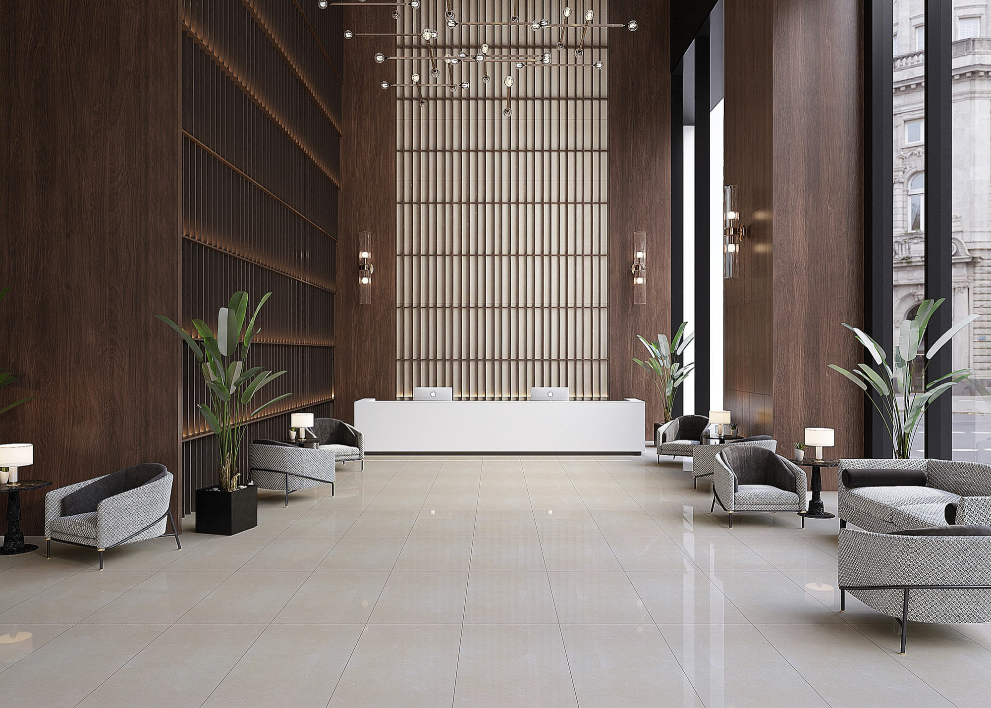 Wine country mountain view