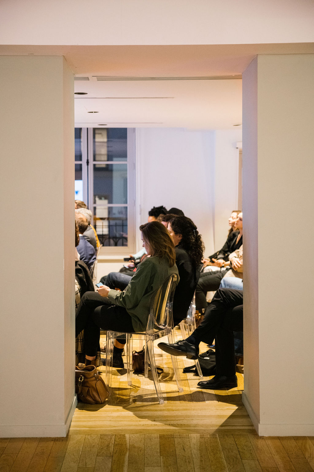 Photos de salariés pendant un séminaire corporate à Paris 8e