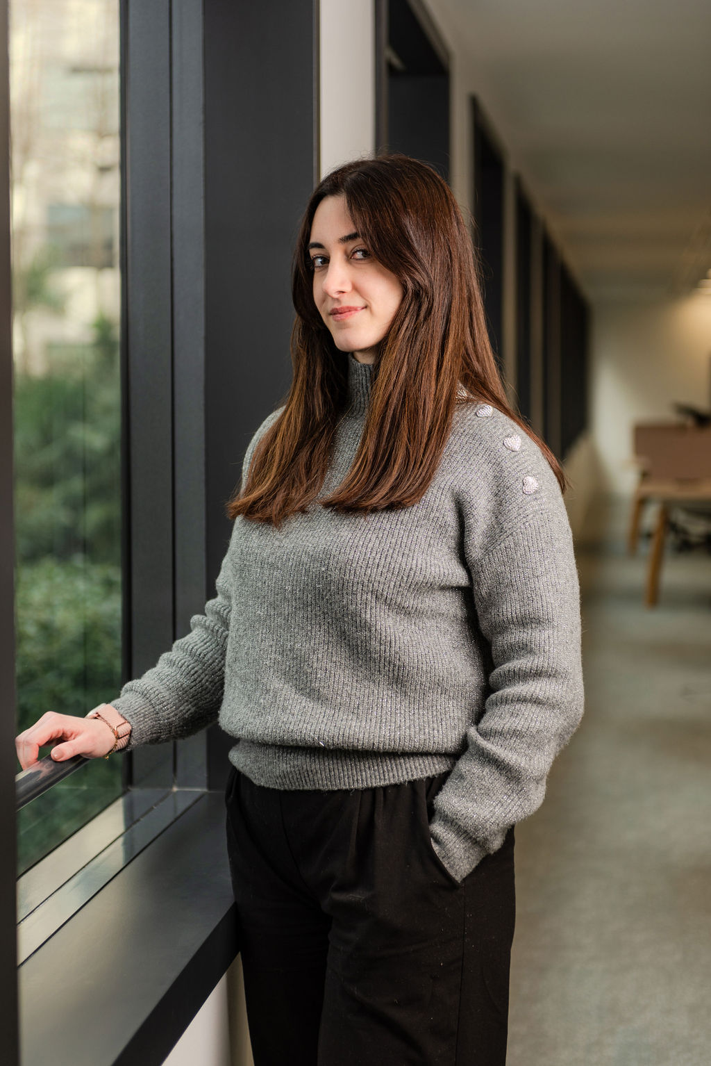 Portrait naturel et professionnel à Paris en studio mobile