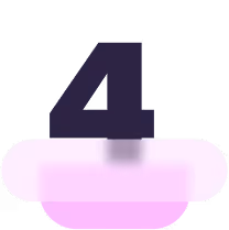 Icône numéro 4 pour étape de parcours