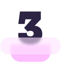 Icône numéro 3 pour étape de parcours